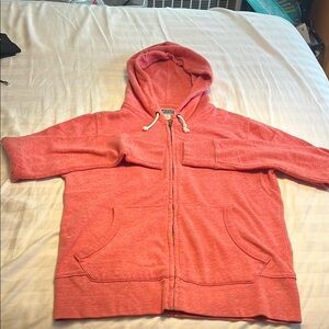 Cozy Pink Zip-Up Hoodie